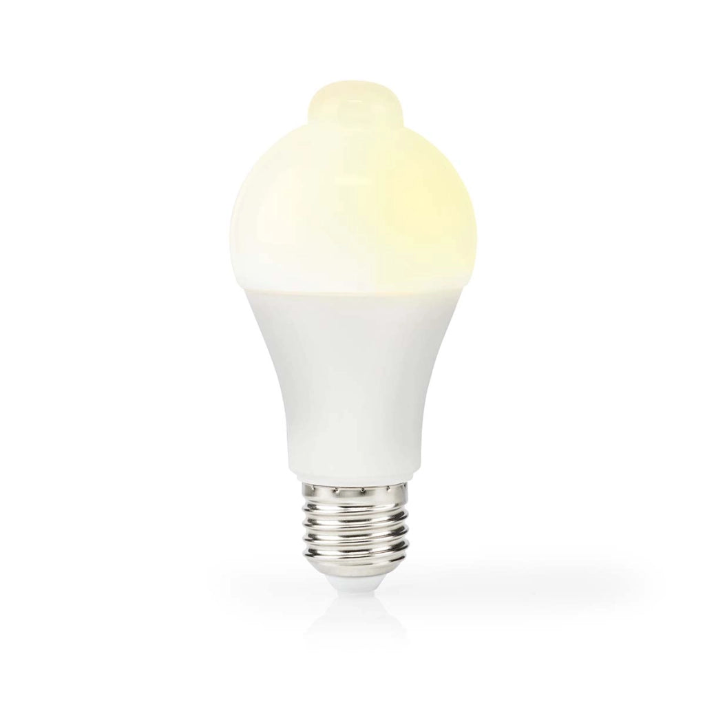 Lampadina LED E27 A60 4,9W 470lm 3000K smerigliata con sensore di movimento Bianco Nedis