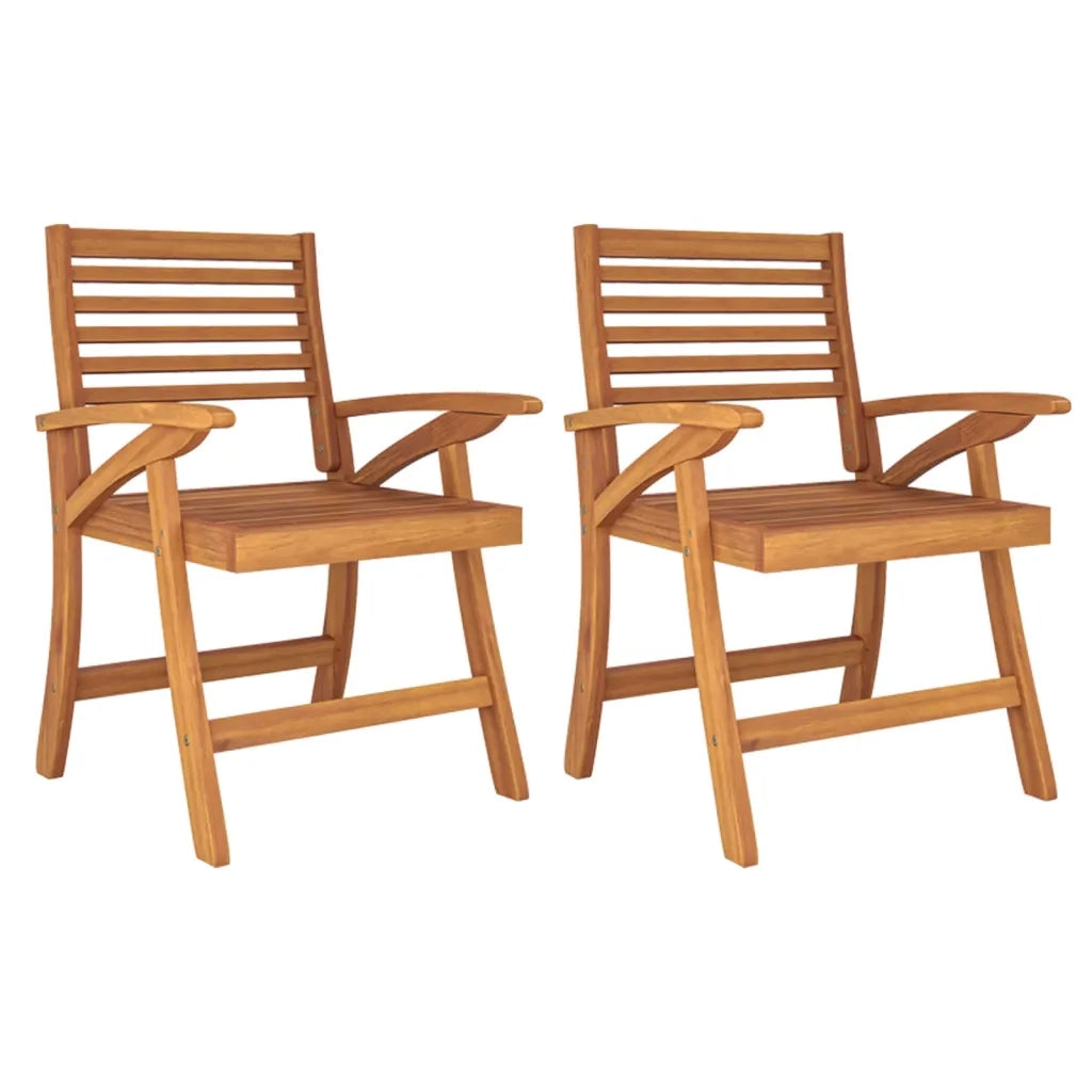 Set da Pranzo per Giardino 3 pz in Legno Massello di Acacia 3156854