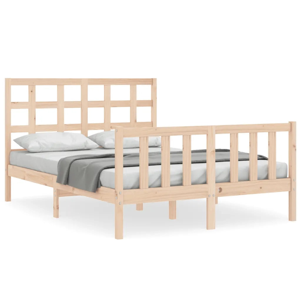 Giroletto senza Materasso-Struttura Letto 120x200 cm in Legno Massello di Pino 258457