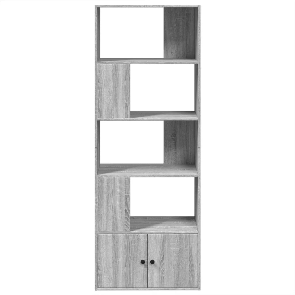Libreria Grigio Sonoma 70x36x189 cm in Legno Multistrato 3295322
