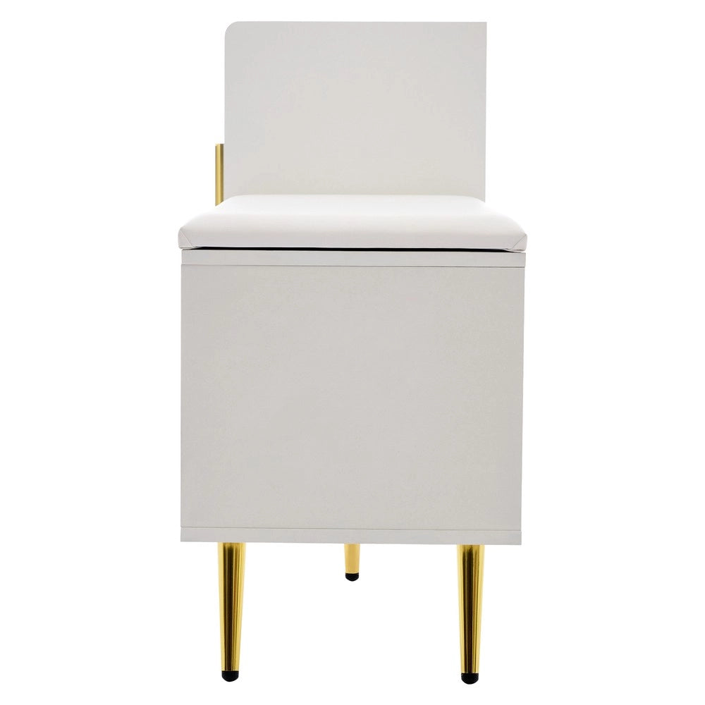 Scarpiera con Panca Imbottita e Ante ¨C MINIMAL ¨C Bianco Lucido, Ingresso