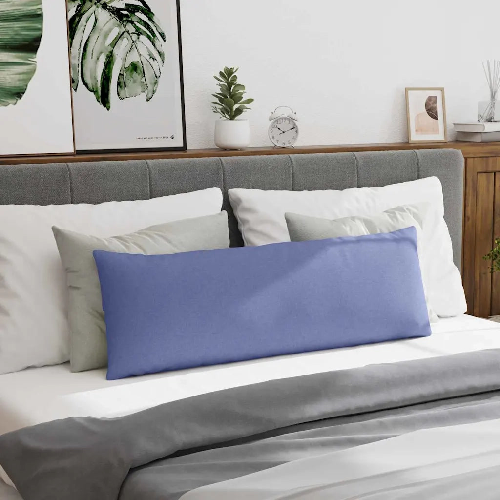 Cuscini da Divano 2 pcs Blu jeans 120 x 40 cm Tessuto