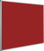 Pannello di attacco Softline profilo 16mm bacheca Rosso - 90x120cm