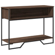 Tavolo Consolle | Tavolo d'Ingresso Rovere Marrone 100x35x74,5 cm in Truciolato