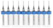 Strumento rotativo a carburo - Set di fori micro 0.7mm - Precisio per uso ricreativo - 10 pezzi - Adatto per gioielli