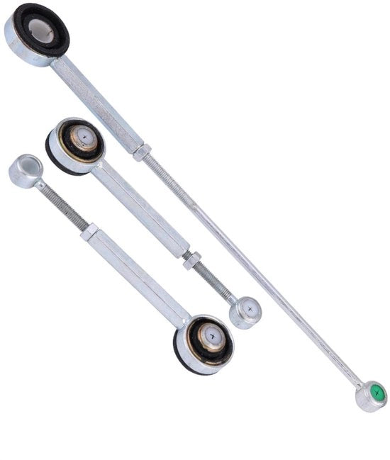 Set di accoppiamento in alluminio - Adatto per 306/405/Partner - Doppia protezione - Cassetta in acciaio inossidabile - Guida per scooter da 110 mm - Cinghia di trasmissione con manettino di cambio