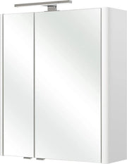 Specchio Decorativo in Legno Bianco Liscio 200 x 600 x 700 cm - Quickset 359