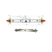 Serratura Bascule Spranga Cil. Llc113.8/6 Potent