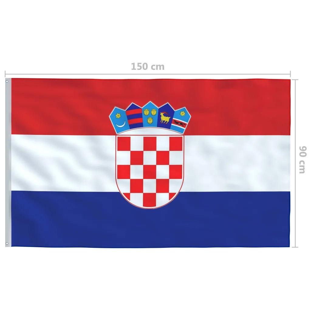 Bandiera della Croazia 90x150 cm CFW6166946