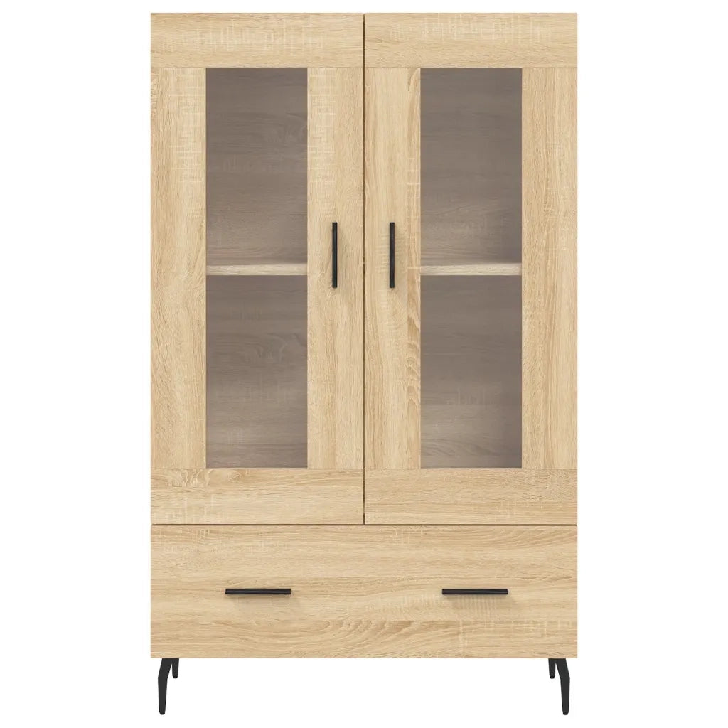 Credenza | Madia | Buffet da pranzo | Armadio da pranzo Rovere Sonoma 69,5x31x115 cm in Legno Multistrato