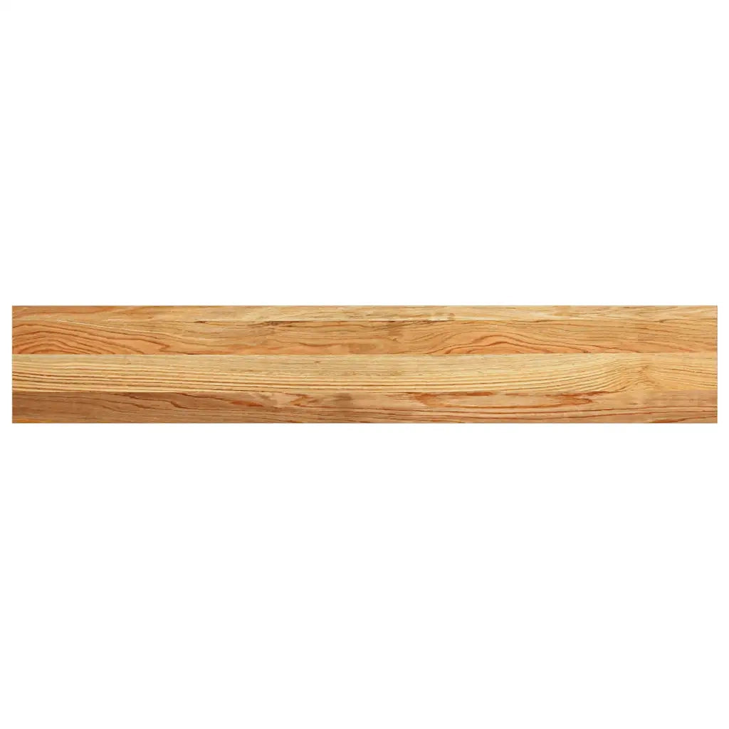 vidaXL Davanzali 2 pz Marrone Chiaro 120x20x2cm Legno Massello Rovere