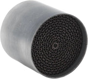 Filtro Antiparticolato Plus - Silenziatore Uscita Catalitico Riduce Rumore Acciaio Inossidabile per Motociclo (53 * 50mm) con Fissaggio Universale
