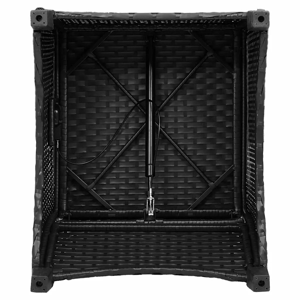 Poltrona reclinabile Nero 56 x 66 x 95 cm polyrattan CFW5623520