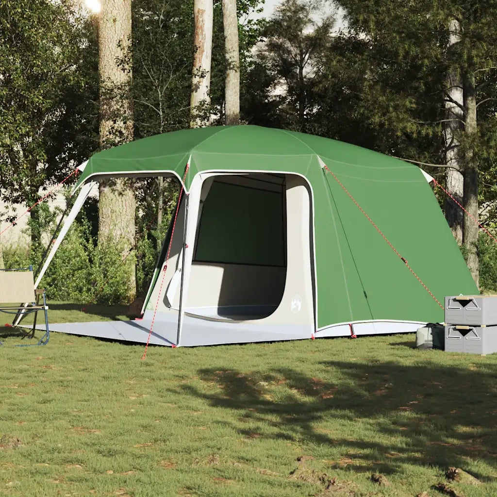 Tenda da Campeggio con Portico a Cupola 5 Persone-Tenda per Escursionismo Impermeabile