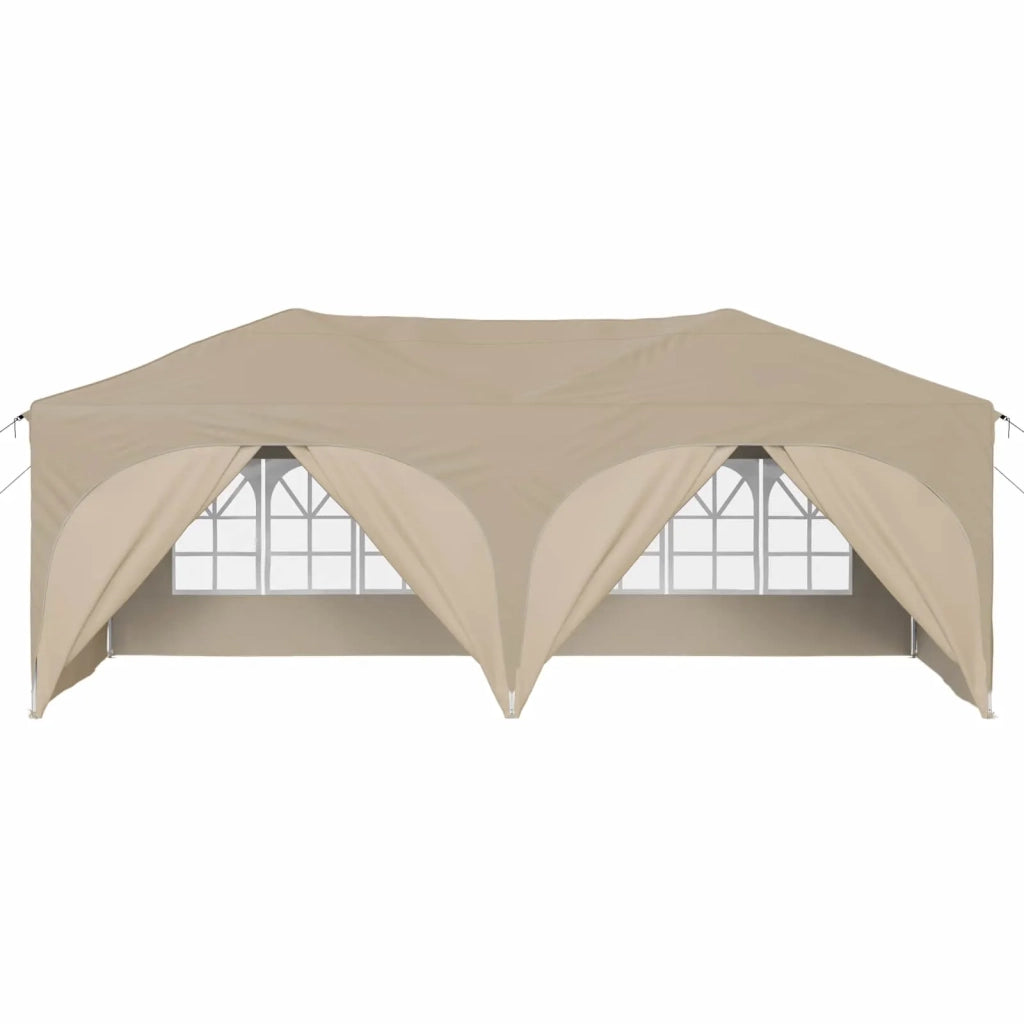 Tenda per feste a pop-up 575 x 288 x 245 cm Crema