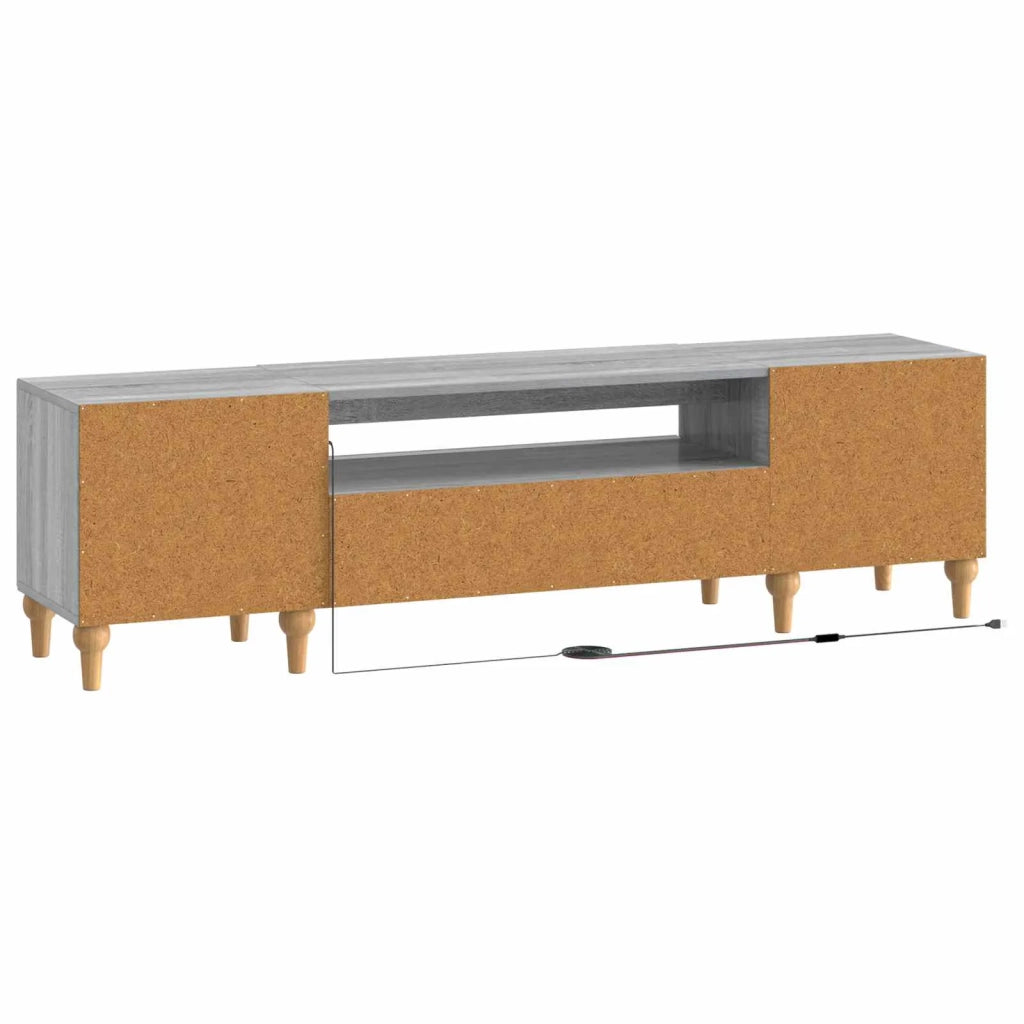 Mobile TV LED Sonoma grigio Legno ingegnerizzato 896251