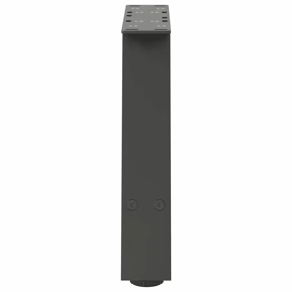 vidaXL Gambe per Tavolino da Caffè a Forma di A 2 pz Antracite 40x(30-31) cm Acciaio