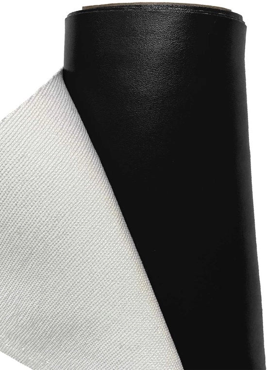 Abbigliamento in pelle artificiale impermeabile venduto per metro - Nero - 200cm x 140cm