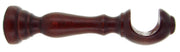 SUPPORTO LEGNO PER BASTONE CILIEGIO 10 CM 2 PZ- 1,0 coppie