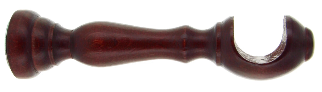 SUPPORTO LEGNO PER BASTONE CILIEGIO 10 CM 2 PZ- 1,0 coppie