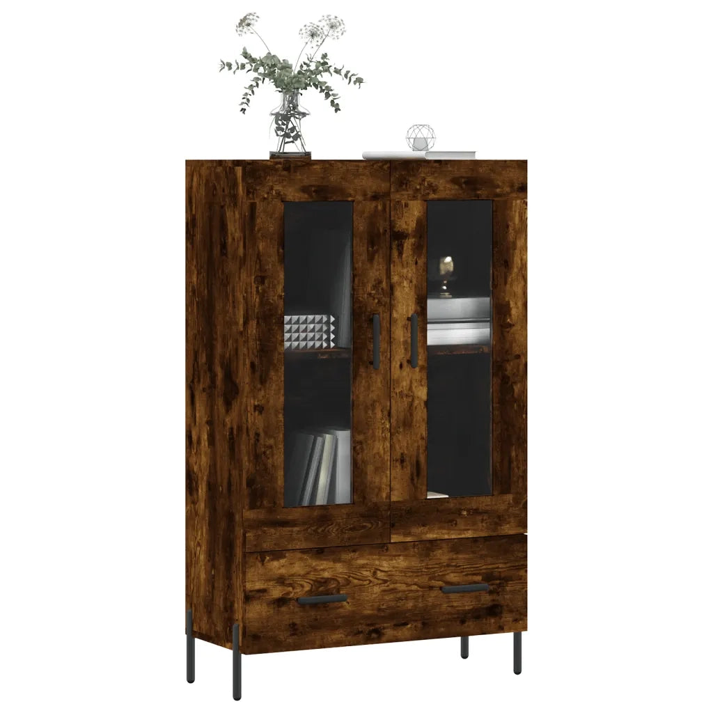 Credenza Rovere Fumo 69,5x31x115 cm in Legno Multistratocod mxl 104789