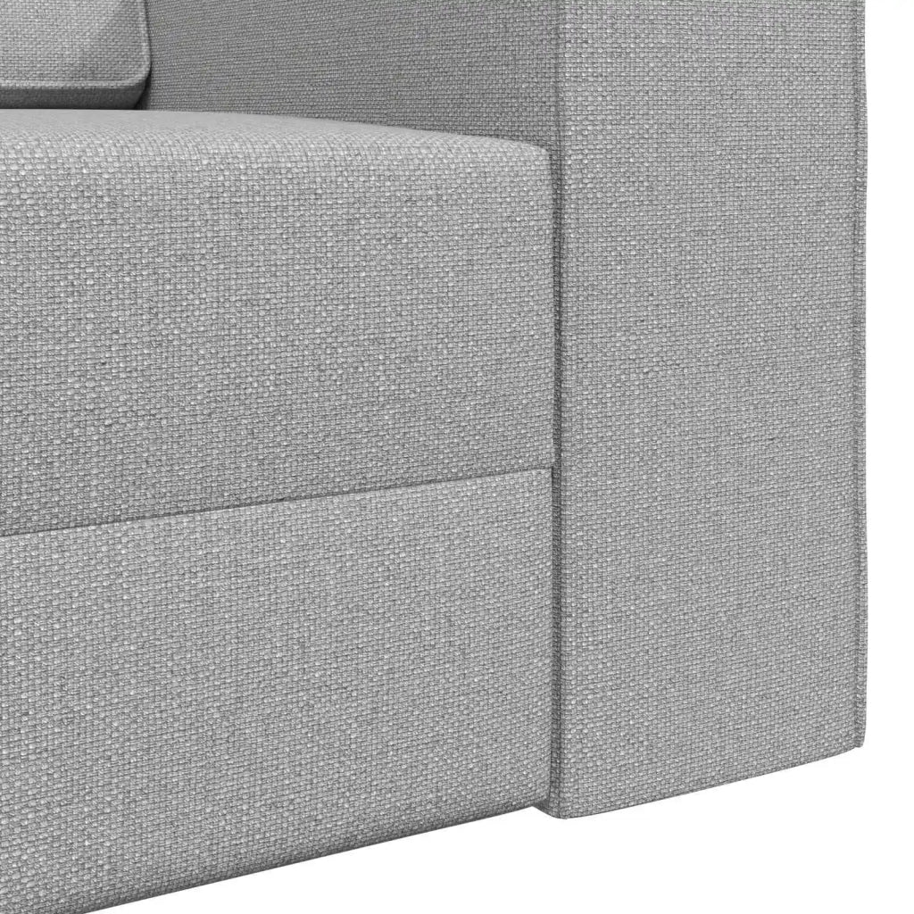 Divano letto Grigio Nuvola 245 x 78 x 77 cm Tessuto 4106724