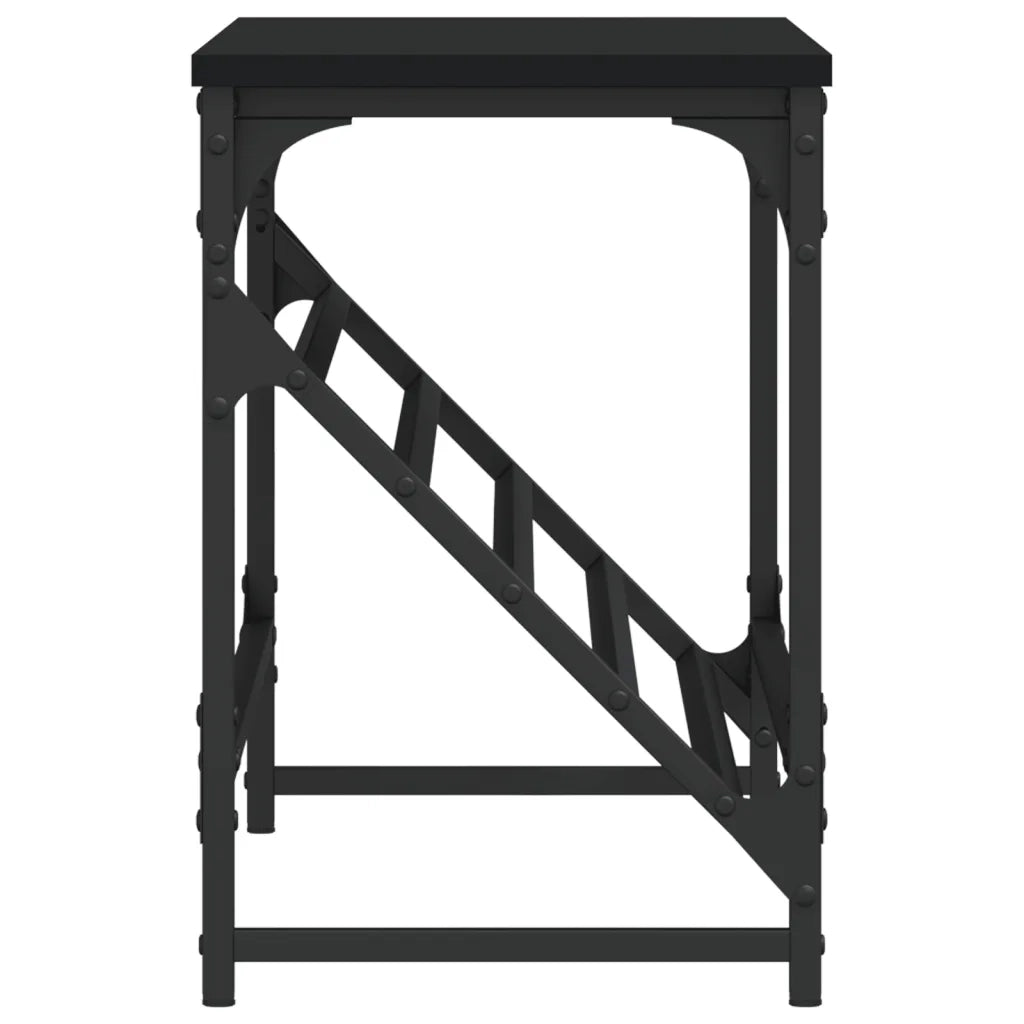 Scarpiera Nera 90x30x45 cm in Legno Multistrato 833418