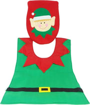 Sedia di Toilette e Tappeto del Pavimento - Decorazione di Natale Novità - Decorazione Bagno