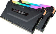 Set di Memoria RAM DDR4 3200MHz C16 XMP 2.0 con Illuminazione RGB LED Enthusiasta Nero-Argento - 16GB (2x8GB) CMW16GX4M2C3200C16