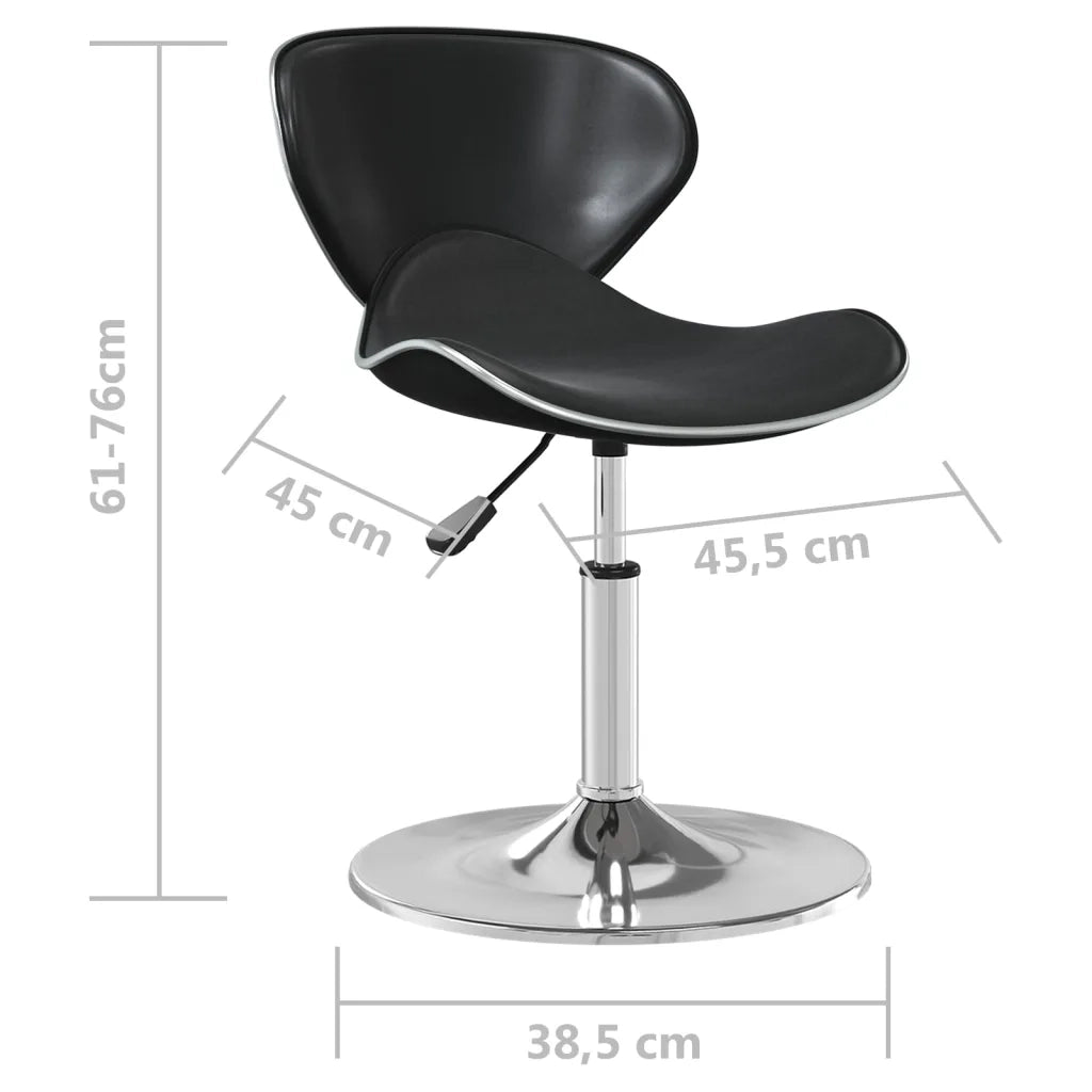 Sedia da Pranzo Nera in Similpelle cod mxl 56971