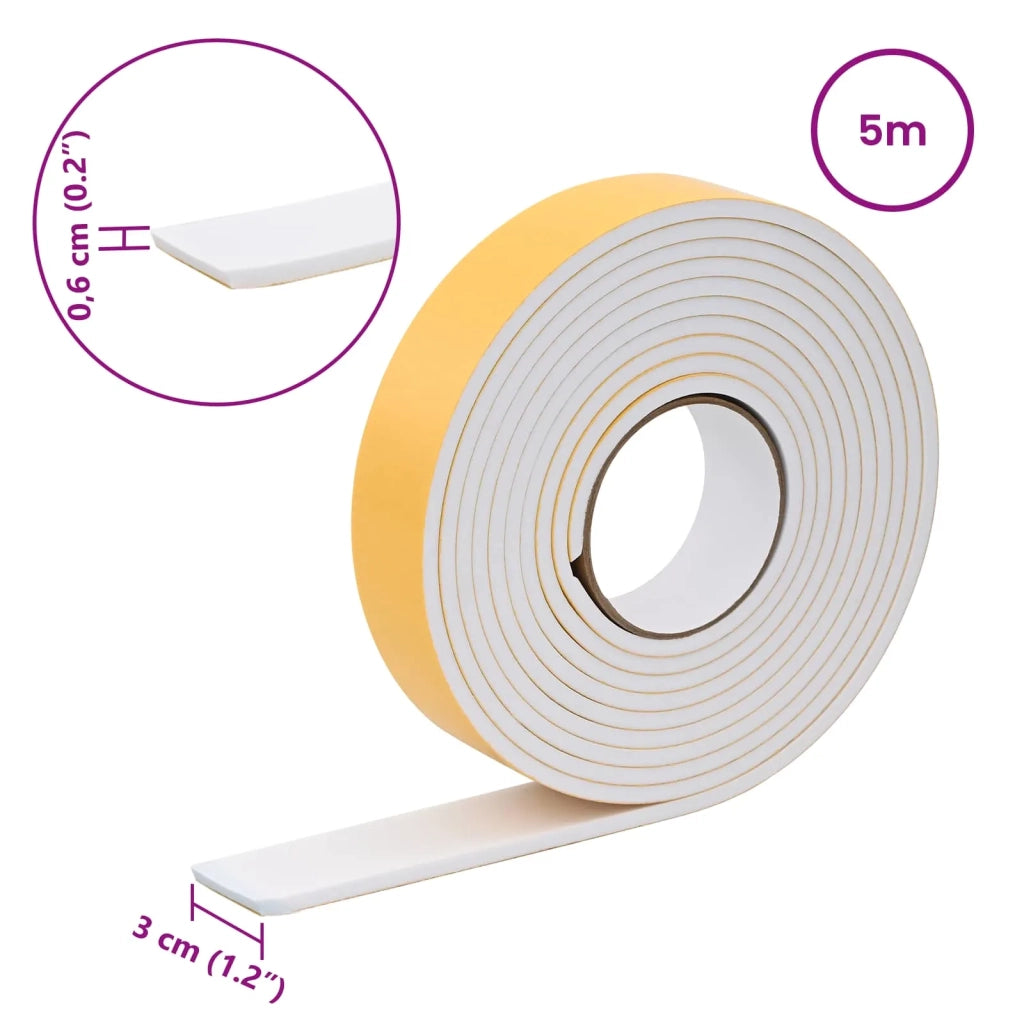 Nastro adesivo in schiuma 20 pcs Bianco 30mm x 5m Schiuma CR 42024148