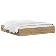 Telaio del letto con storage Rovere Artigianale 180 x 200 cm 3445761