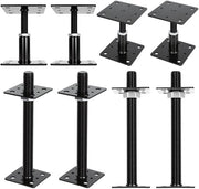 Sostegno per paletta regolabile in altezza per varie applicazioni all'aperto nero 30-250 mm 4PCS