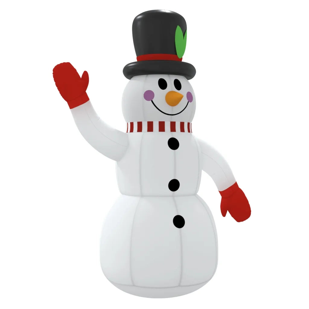 Pupazzo di Neve Gonfiabile con LED 300 cm CFW6469322