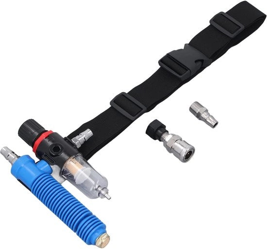 Termostato portatile - Regolazione di temperatura da 10 a -0 °C - Consumo di aria 0,06 m³/min - Ingresso 1/4 pollici - Filo 13 mm - Materiale policarbonato/ABS - Termostato