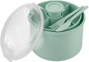 Lunchbox Ronde con Contenitore a Cassetta - Insetto con Scatole - Resistente a Microonde e Lavastoviglie - Adatto per Scuola/Ufficio/Picnic - Progetto Stilistico