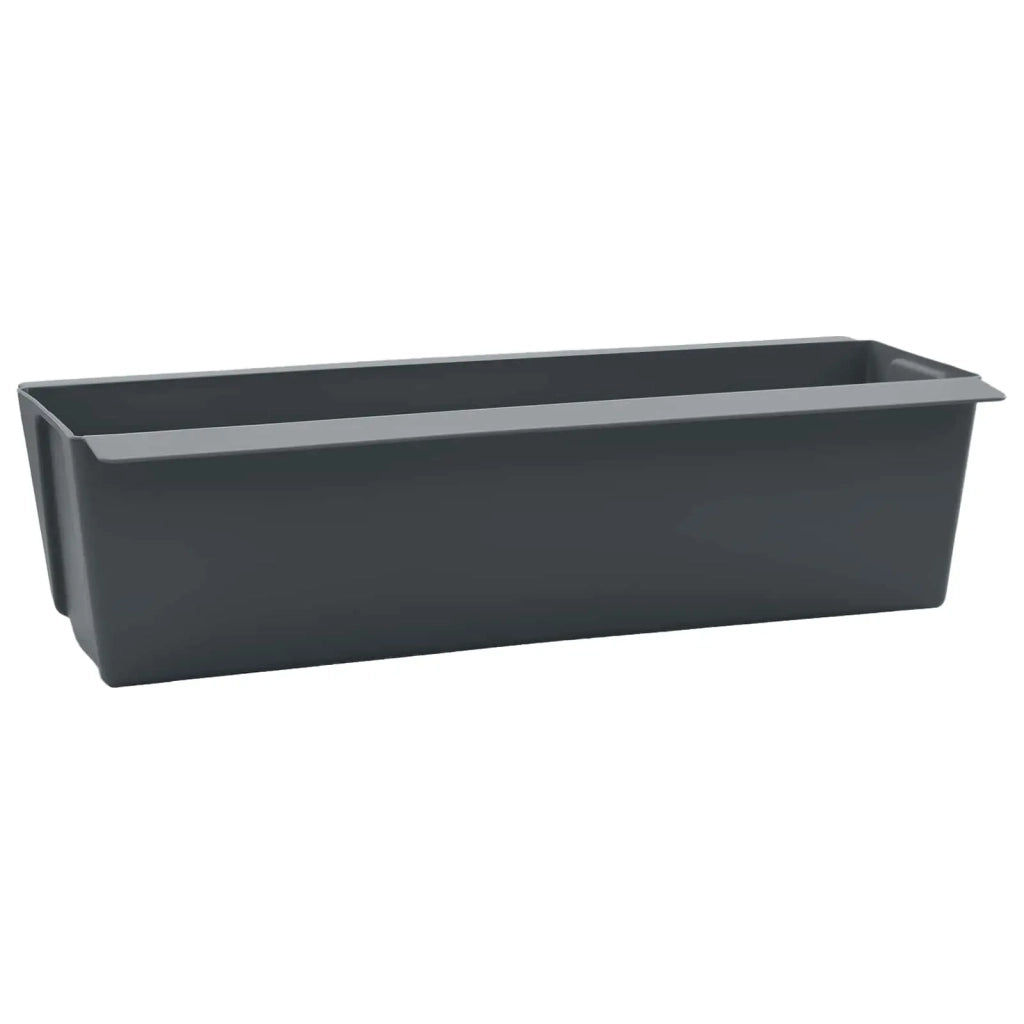 Fioriere per Euro pallet 24 pcs Grigio 36 x 13,5 x 9,5 cm