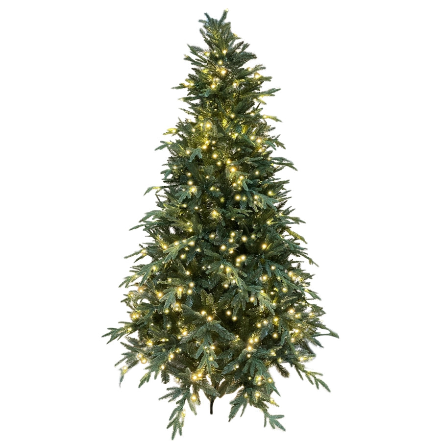 ALBERO PATAGONIA 210CM 350 LED BIANCO CAL 2852 RAMI D 215CM