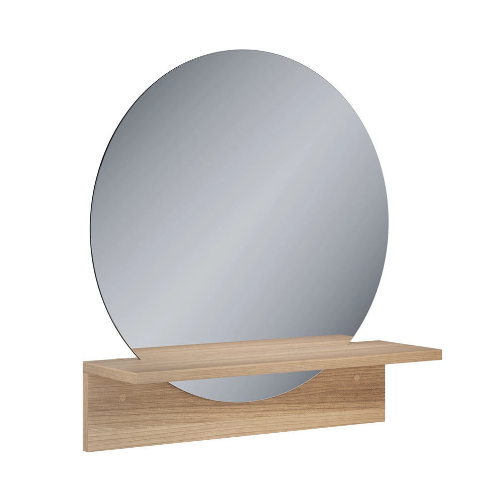 Vicco Specchio bagno Quercia dorata 50 x 54.5 cm con ripiano