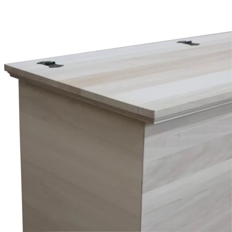 Cassapanca arte povera in legno grezza l.137 p.57 h.80 (135) - Mobili 2G