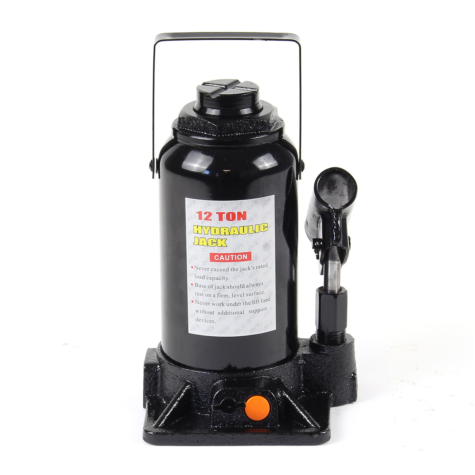 Cric a bottiglia da 12 t abbassamento lento 215-400 mm Martinetto idraulico