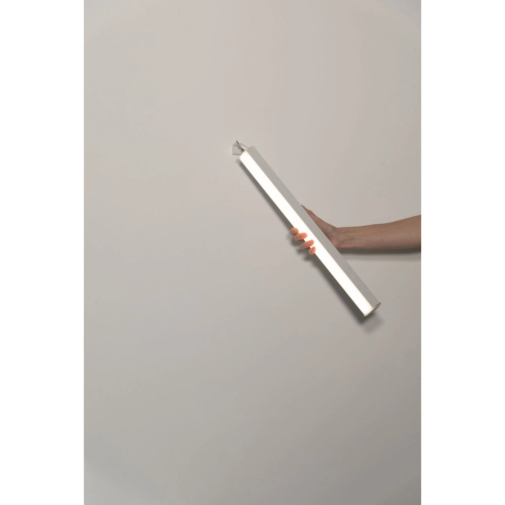 Pencil supporto parete verticale Zafferano - Accessorio applique con rotazione 360 gradi Bianco