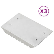 Striglie 3 pz Argento in Alluminio 172486