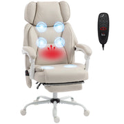 Sedia da Ufficio Reclinabile con Massaggio ¨C zephmum ¨C Grigio, Tessuto, Schienale Regolabile