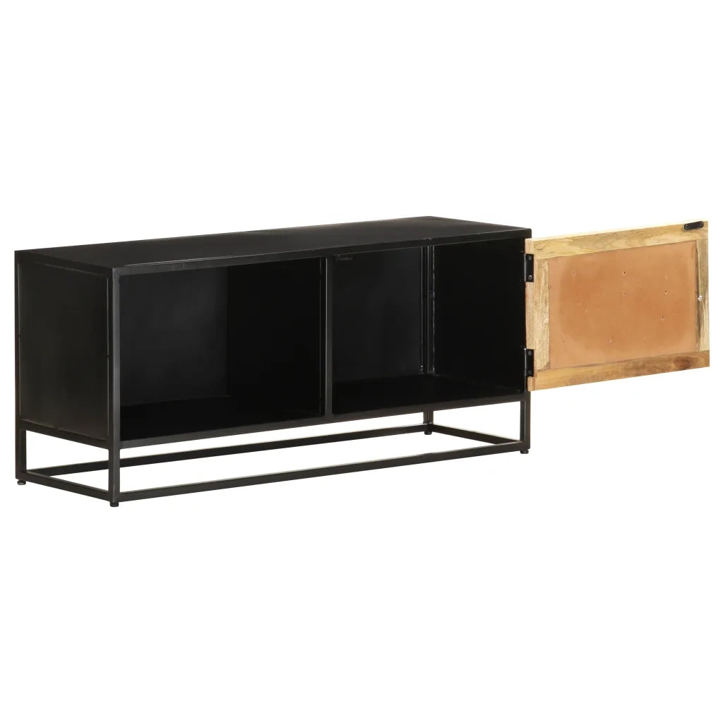 Mobile TV | Armadietto TV | Mobile Porta TV 90x30x40 cm in Legno di Mango Grezzo