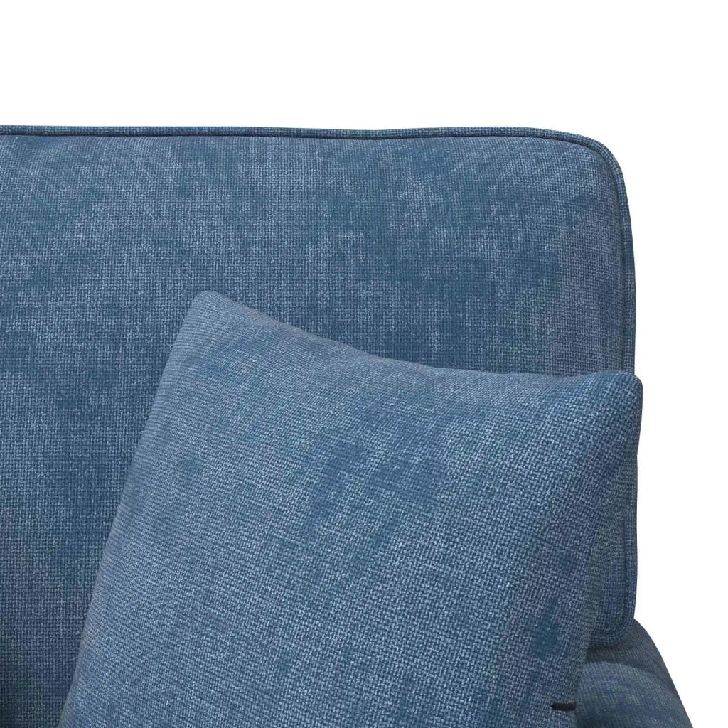 Chaise Longe con Gonna con cuscino Blu 157 x 91 x 91 cm ARES CFW8005647