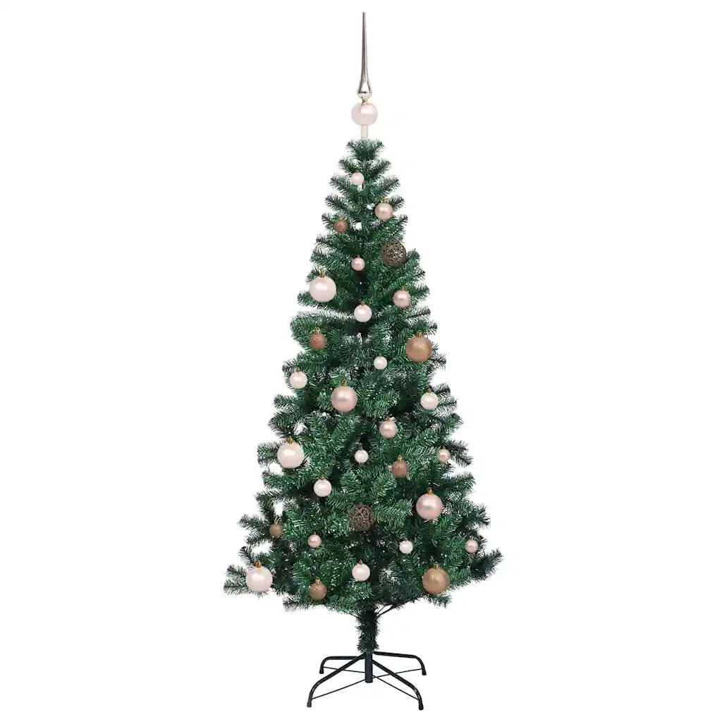 Albero di Natale | Decorazioni natalizie artificiale con luci integrate Verde 150 cm
