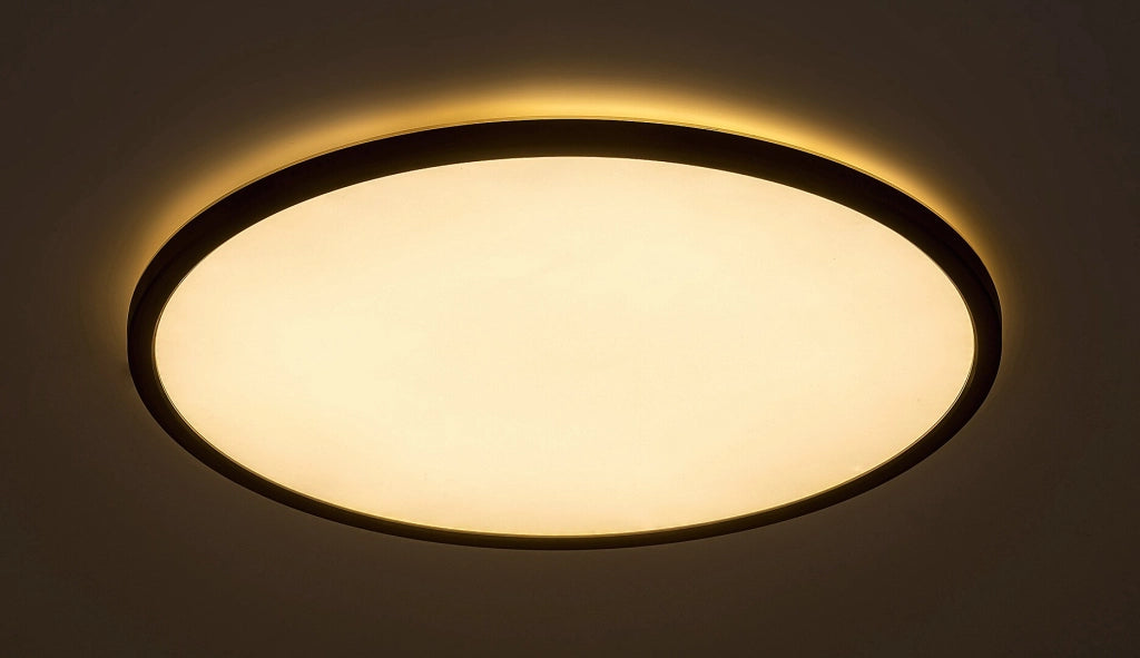 Plafoniera LED incasso tonda 42cm 22W nera Rabalux