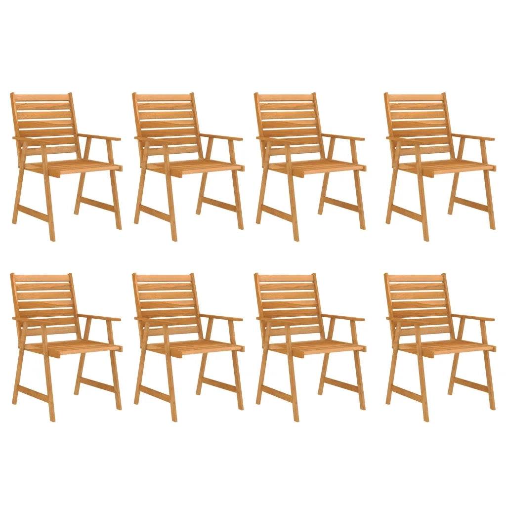 Set Pranzo da Giardino 9 pz in Legno Massello di Acacia 3057847