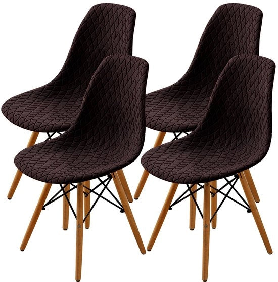 Tende per ristorante - Alta elasticità - Protezione e decorazione - 1 pezzo - Disegno Jacquard - Poliestere e spandex